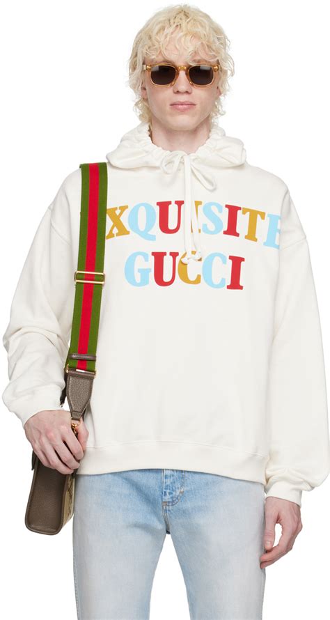 gucci hoodie bee|plain white Gucci shirt.